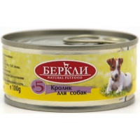 Беркли консервы для собак №5 Кролик, 100 г